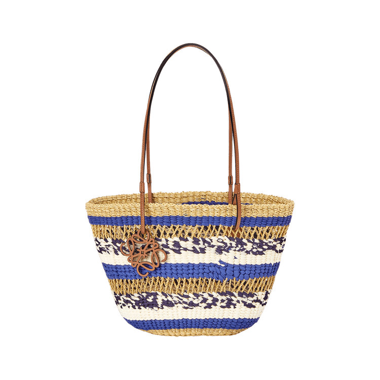 Loewe Basket Tote 'Natural/Blue' GOAT