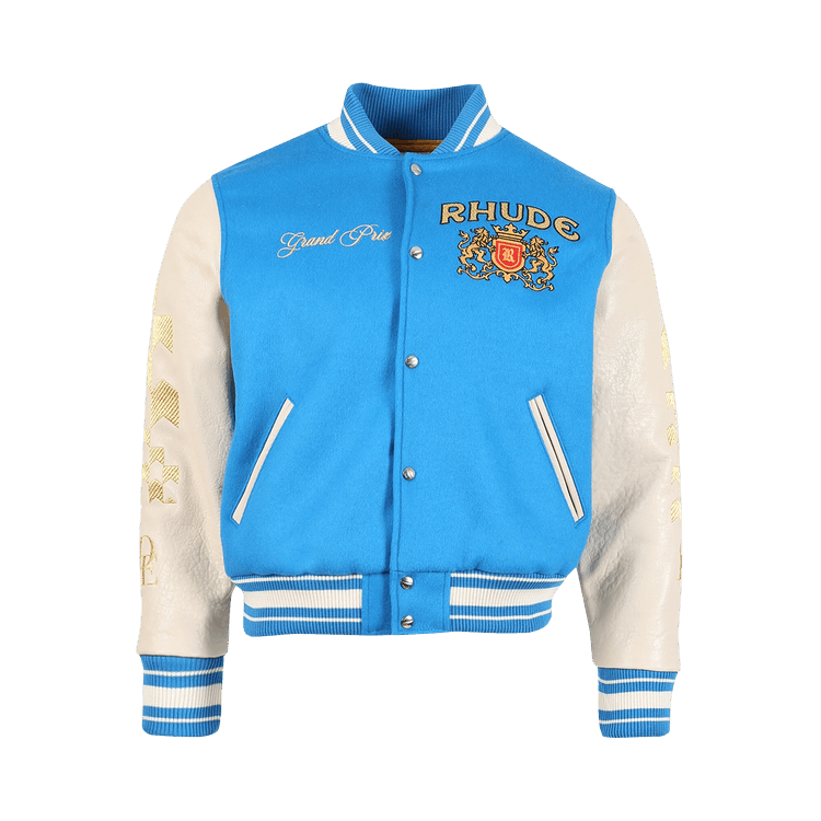 Buy Rhude Grand Prix Varsity Jacket 'Multicolor' - FW22JA49704108 | GOAT