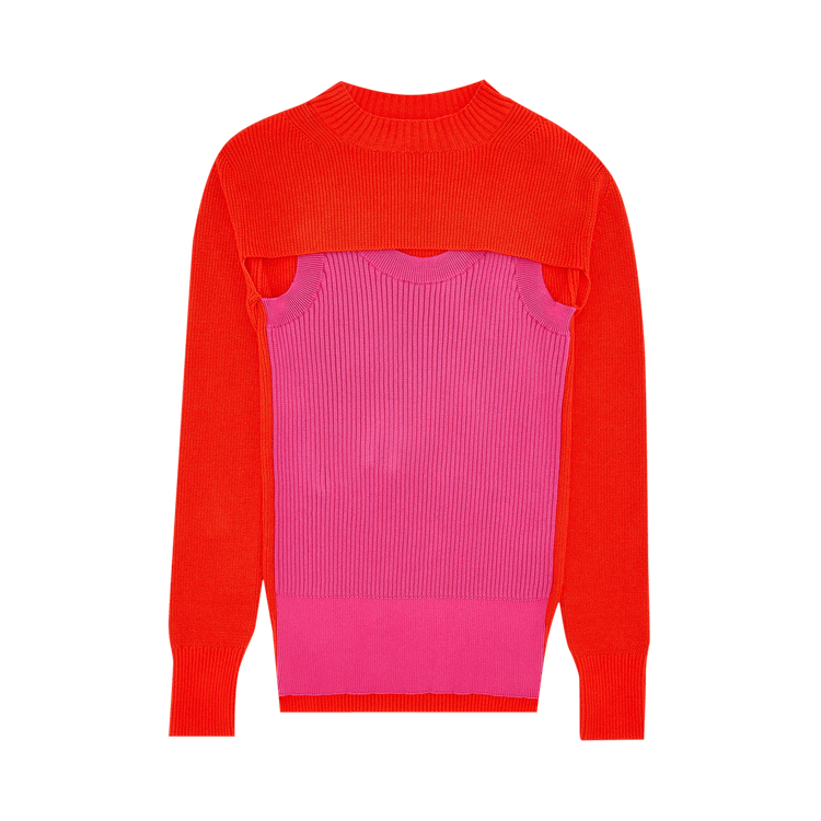 ポイント2倍 sacai Wool Knit Pullover 長袖 L 21-02610M - 通販