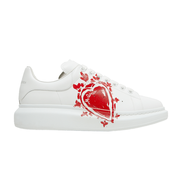 Buy Alexander McQueen Oversized Sneaker 'Heart Logo - White 