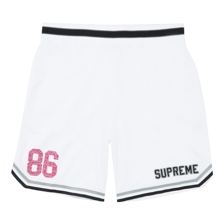 Buy Supreme Faux Croc Basketball Short 'White' SS22SH34 WHITE GOAT