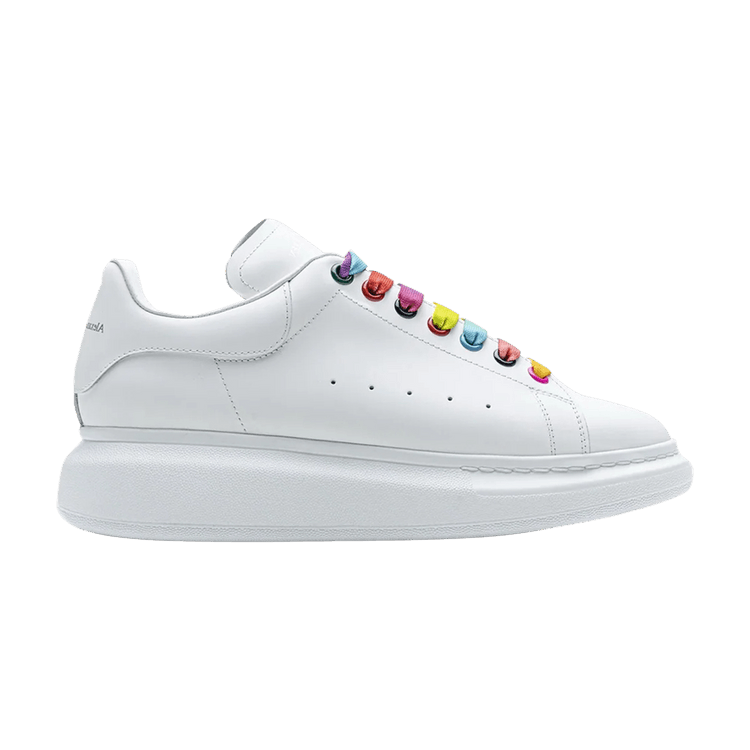 Alexander McQueen Wmns Oversized Sneaker 'White Multi' GOAT