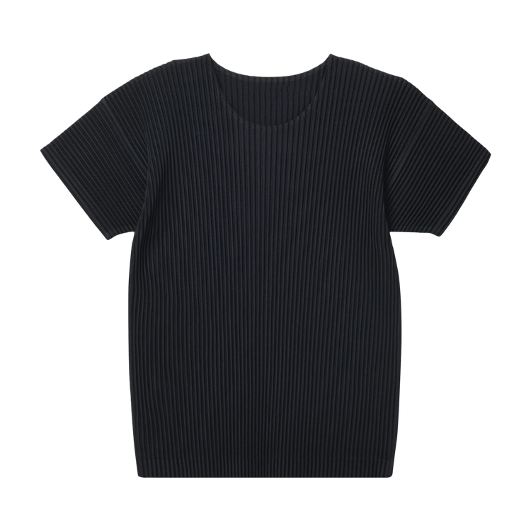 Buy Homme Plissé Issey Miyake Pleated T-Shirt 'Black' - HP26JK020