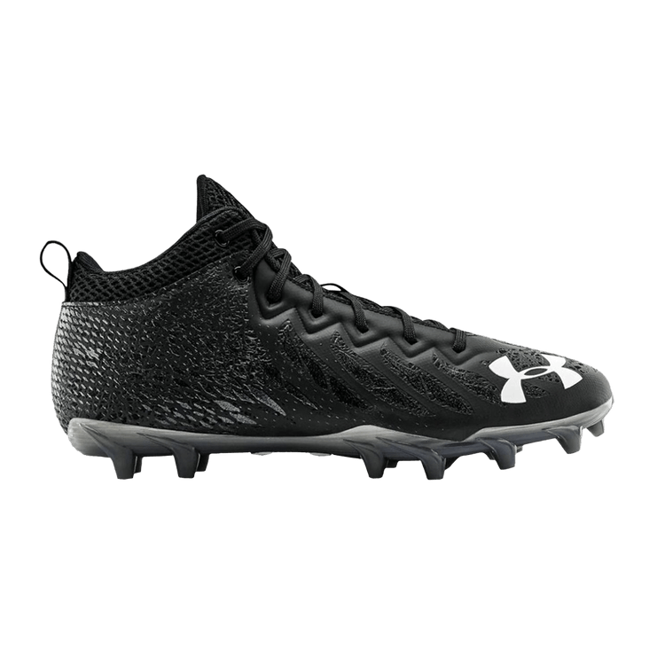 All black under armour spotlight cleats hotsell