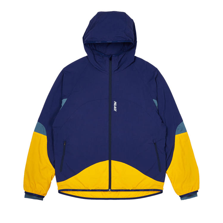 Palace Front Runner Jacket 'Navy/Yellow' | GOAT