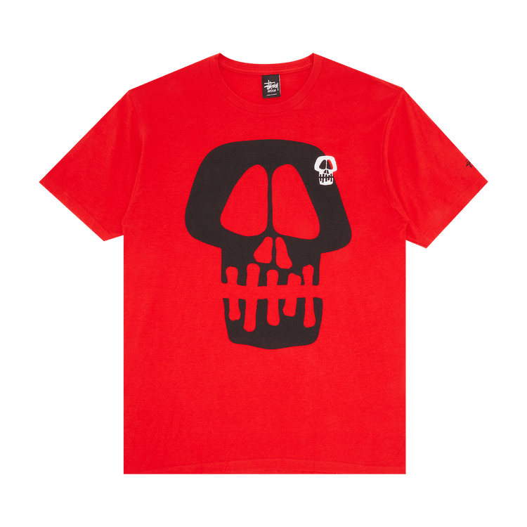 Buy Stussy Jumbo Skull Tee 'Red' - 1903024 RED | GOAT