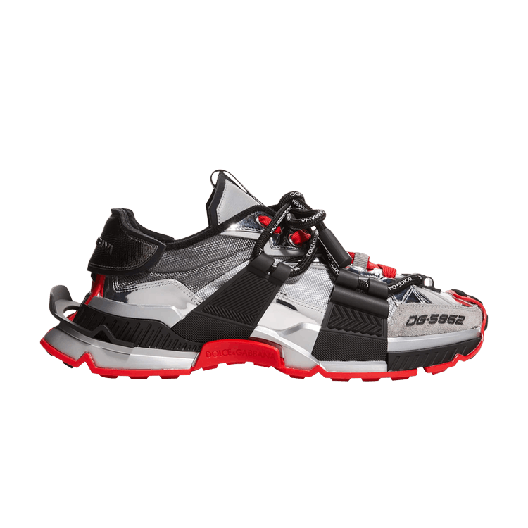 Dolce & Gabbana Space Sneaker 'Silver Red' | GOAT