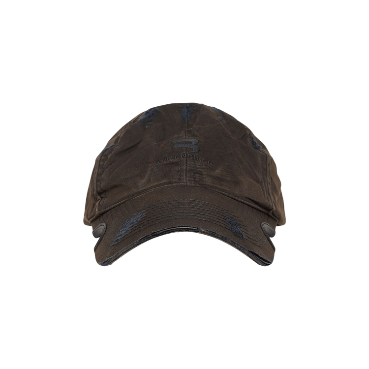 Buy Balenciaga Sporty B Sunfaded Cap 'Black' - 697754 414B4