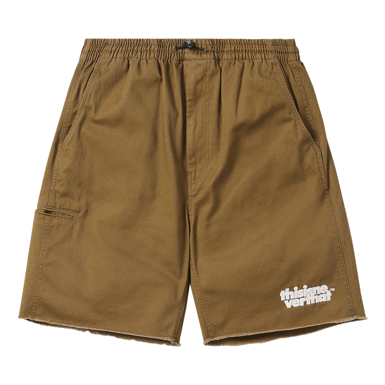 Buy thisisneverthat Easy Short 'Coyote' - TN221WSOCS01 COYO