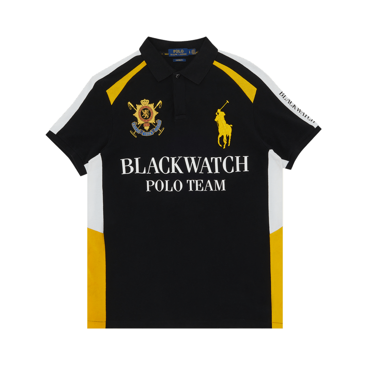 Buy Pre Owned Polo Ralph Lauren Blackwatch Polo Shirt Black 779911201001 BLAC GOAT