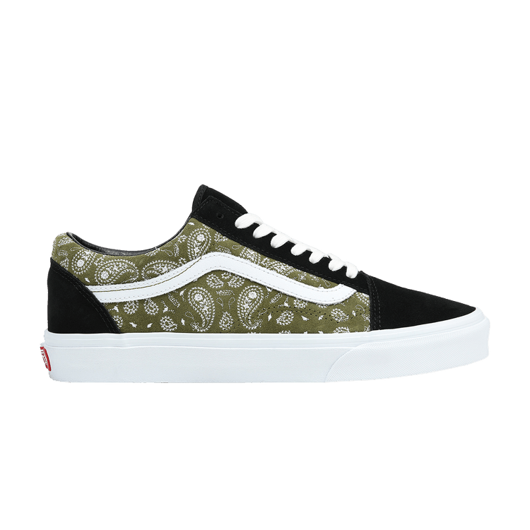 Old Skool 'Paisley - Black Olive'