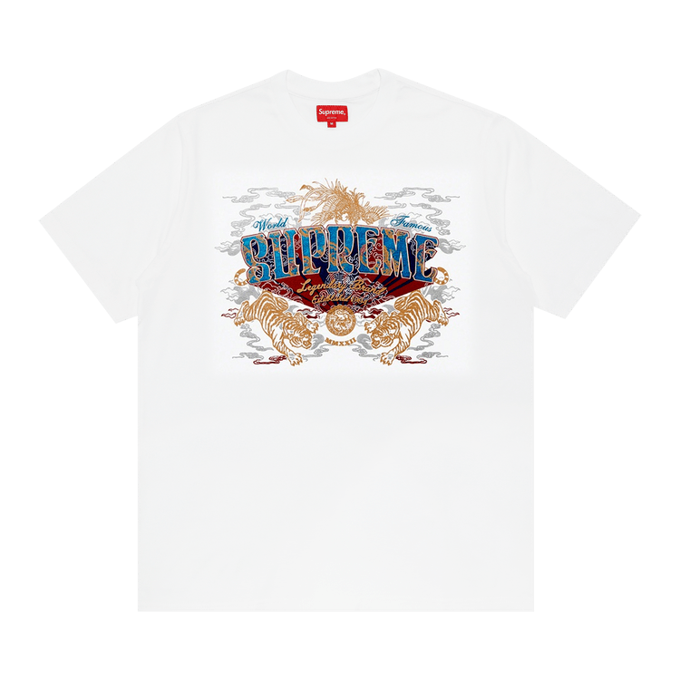 Buy Supreme Legendary Short-Sleeve Top 'White' - SS22KN71