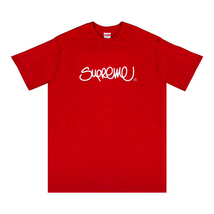 Buy Supreme Handstyle Tee 'Red' - SS22T74 RED | GOAT