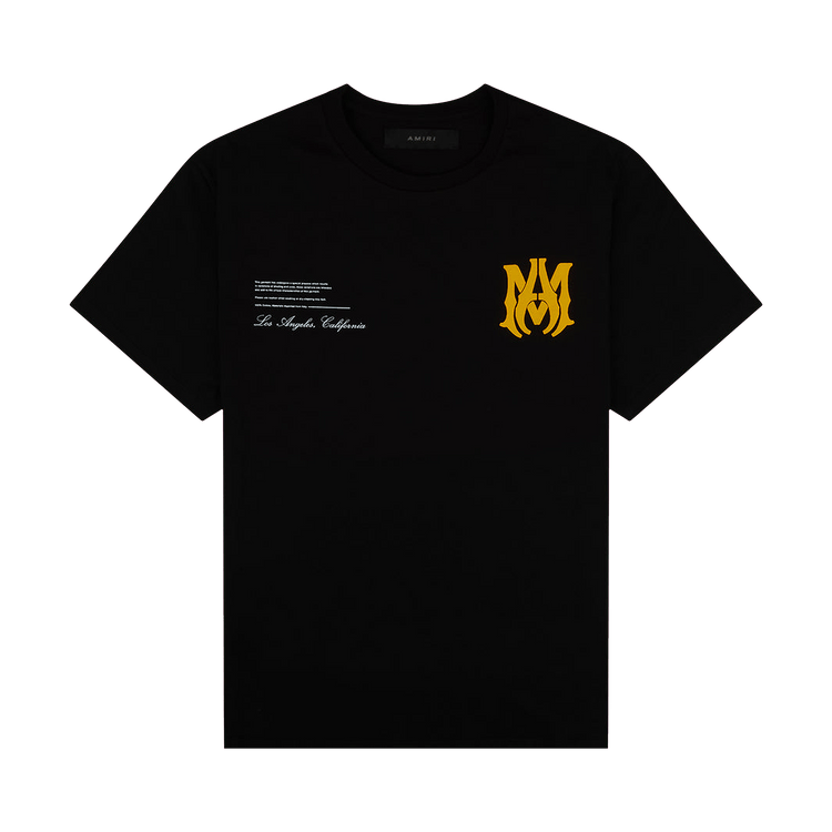 【関税込み】AMIRI ブラック 'Amiri' Stencil Tシャツ Amiri 
