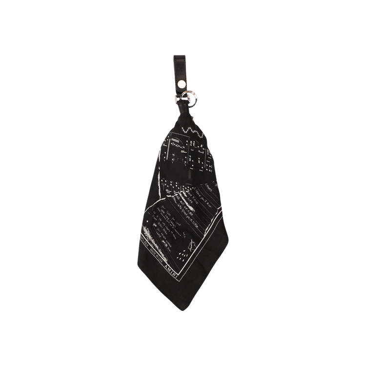 【定価4.4万】AMIRI BANDANA KEYCHAIN アミリ Amiri Silk Bandana Keychain - Blue Keychains, Accessories