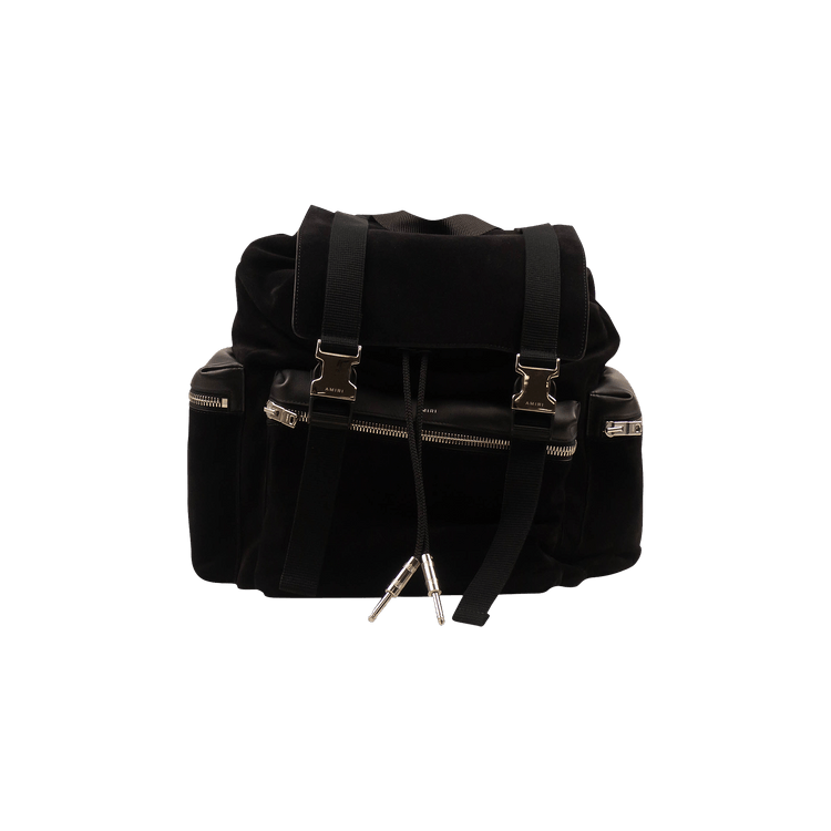 Amiri Velvet Rucksack Backpack 'Black' GOAT