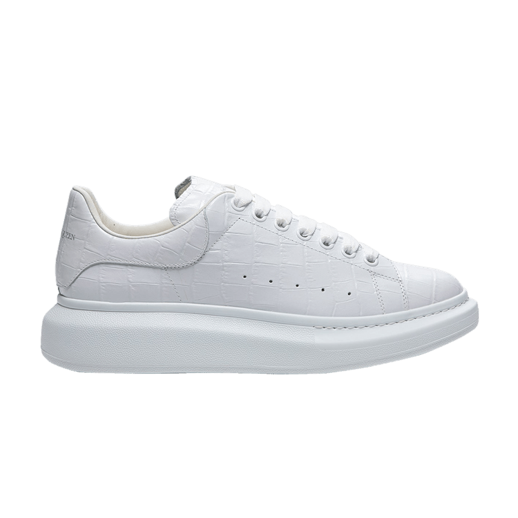 Buy Alexander McQueen Oversized Sneaker Croc White 553680 WIAY0 9000 GOAT
