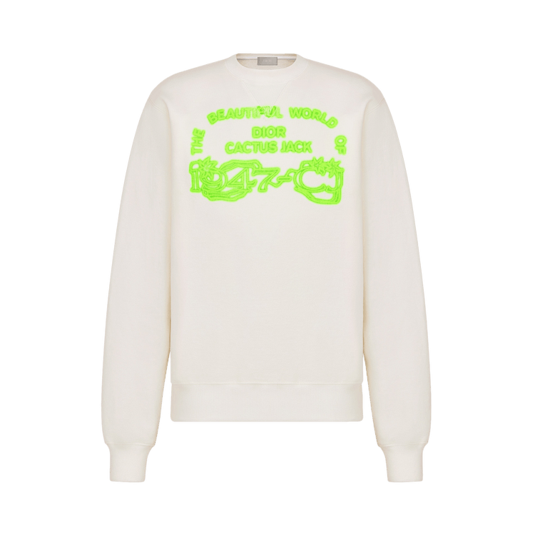 Buy Dior x Cactus Jack Sweatshirt 'White' - 283J646A0531 Buy Dior x Cactus Jack Sweatshirt 'White' - 283J646A0531