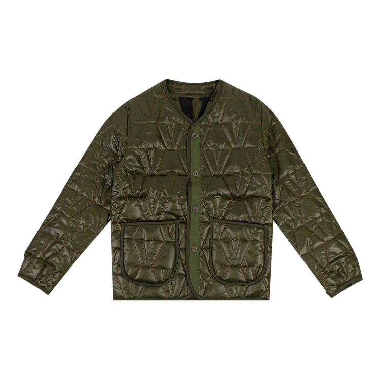 Vlone Quilted Jacket 'Green' GOAT