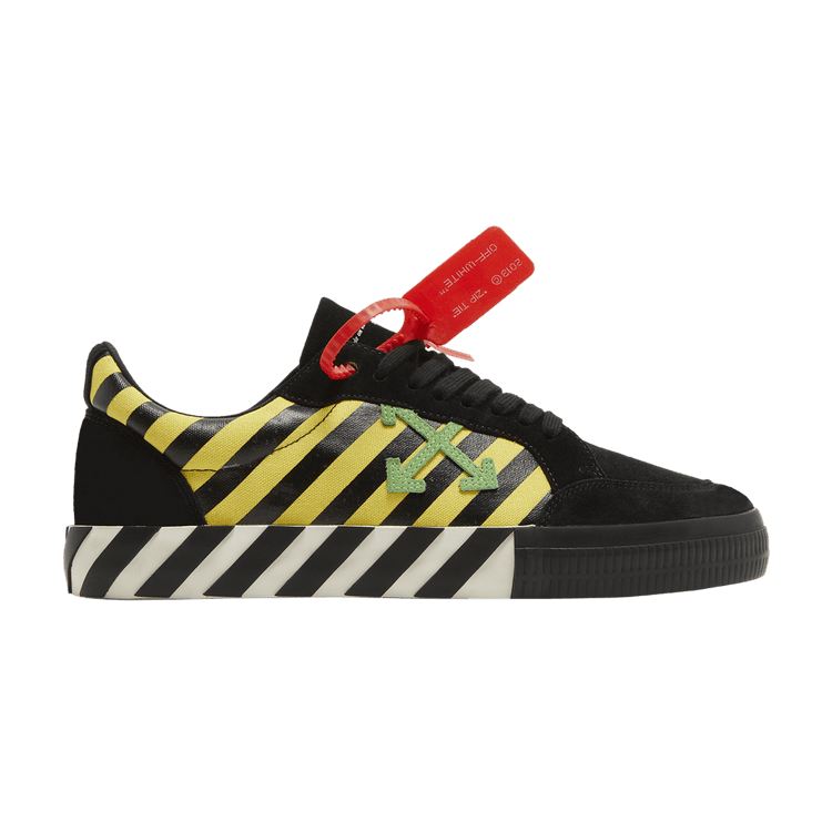 Buy Off White Vulc Low Black Yellow Green OMIA085E19C210476040 GOAT