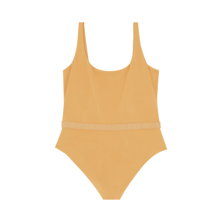 Versace One Piece Bathing Suit 'Brown' GOAT