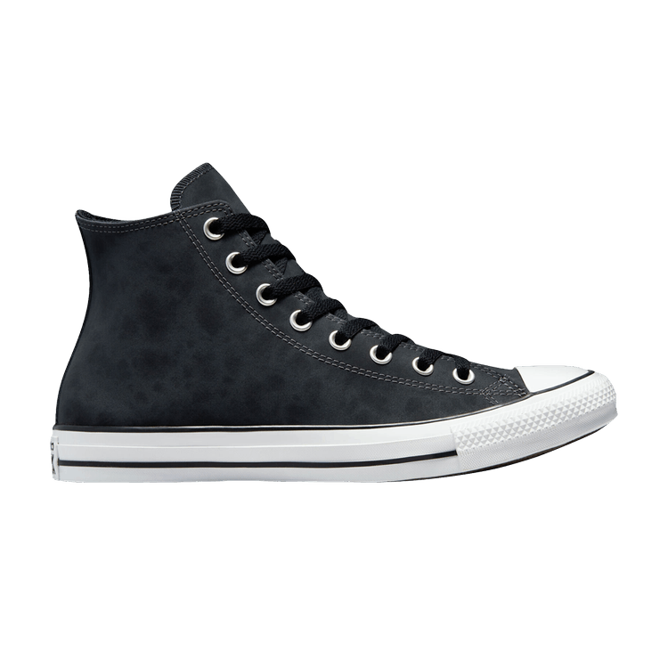 Chuck Taylor All Star Distressed Leather High 'Dark Smoke Grey Black'