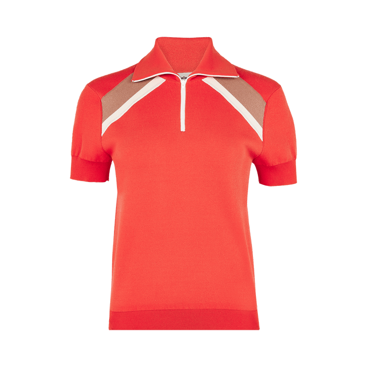 Wales Bonner Harp Knitted Top 'Red' | GOAT