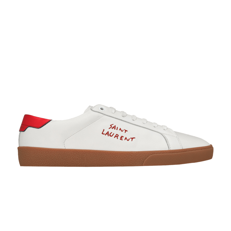 【SAINT LAURENT】美品 スニーカー COURT CLASSIC Yves Saint Laurent Court Classic Low Top Sneakers 40 size