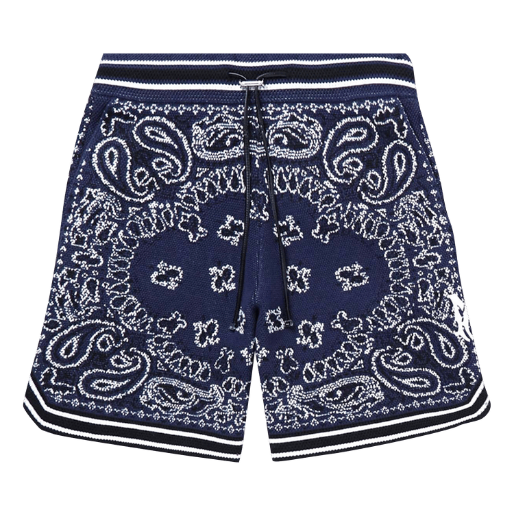 Amiri Bandana Shorts 'Blue' GOAT