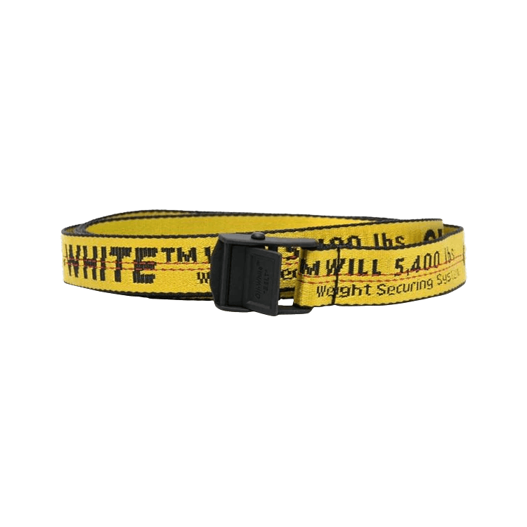 Off-White Mini Industrial Belt H25 'Yellow/Black' | GOAT