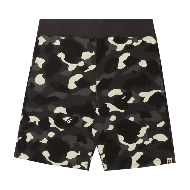 Black and camo bape shorts sales