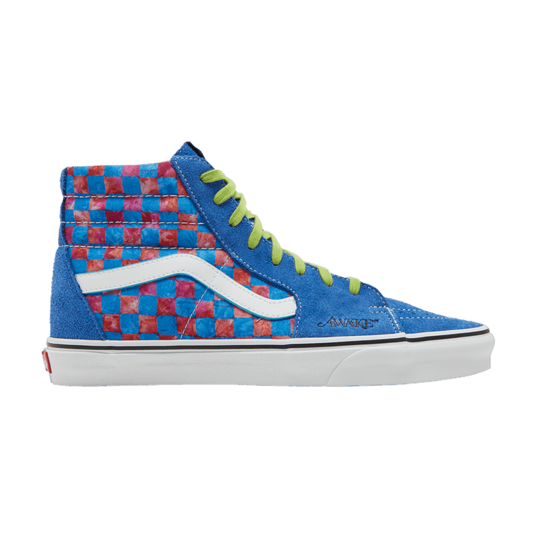 Vans sk8 hi pink checkerboard outlet