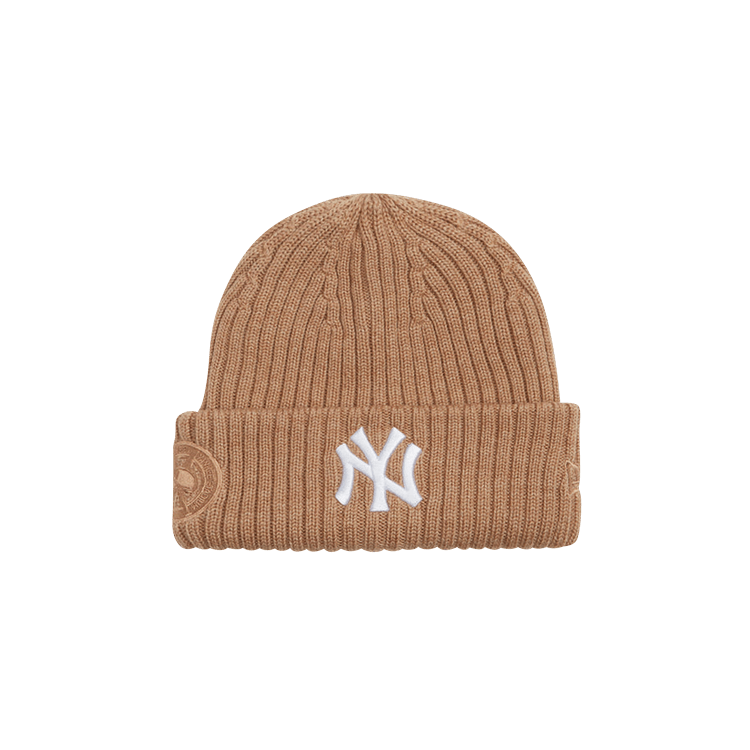 Kith & New Era for New York Yankees Knit Beanie - Sandrift