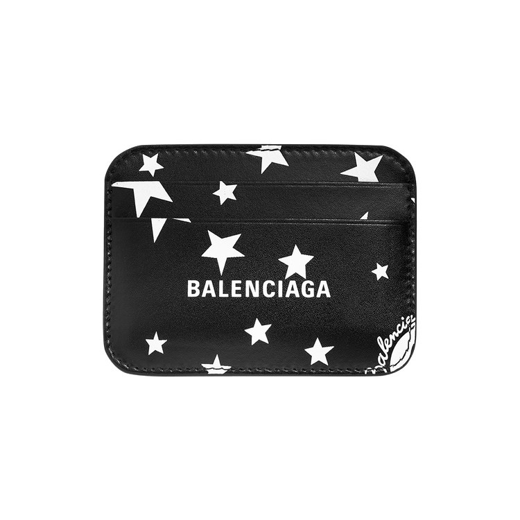 Buy Balenciaga Credit Card Holder 'Black/White' - 593812 1090 |