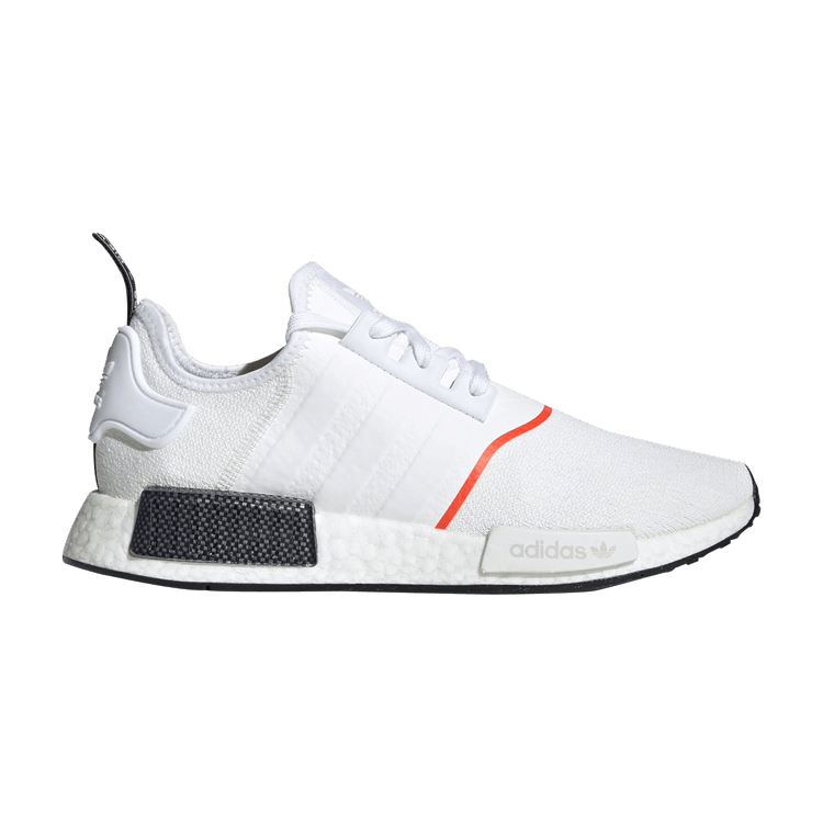 Buy Adidas NMD_R1 'White Solar Red' - EE5086 | GOAT