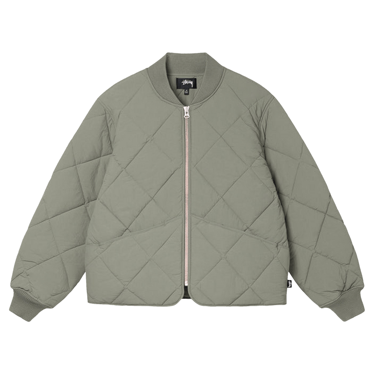 Buy Stussy Dice Quilted Liner Jacket 'Olive' - 115652 OLIV Buy Stussy Dice Quilted Liner Jacket 'Olive' - 115652 OLIV