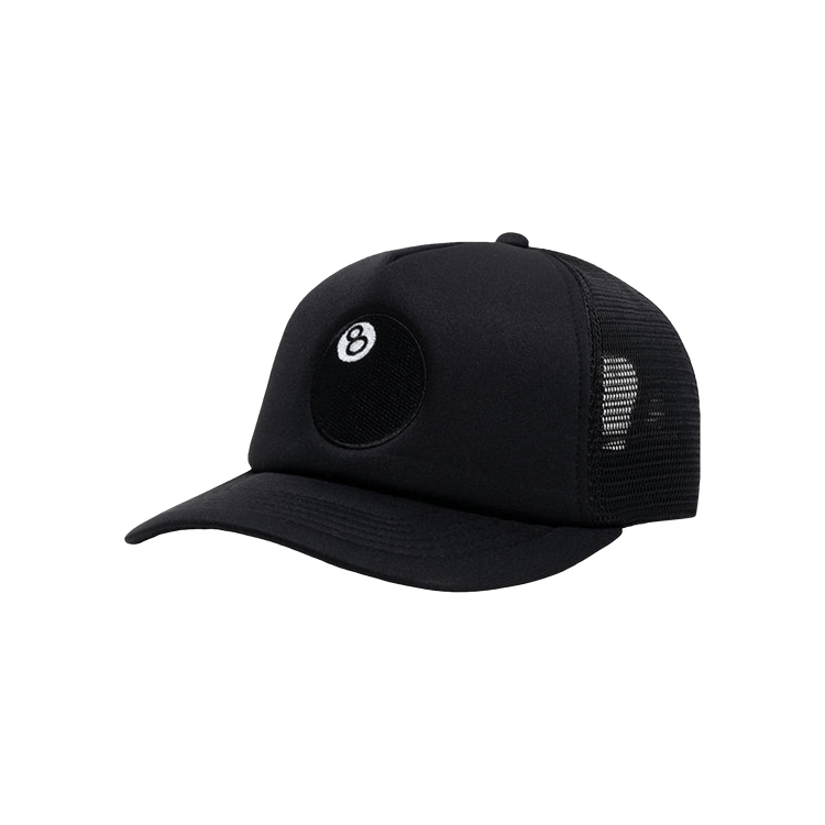 Buy Stussy 8 Ball Trucker Cap 'Black' - 1311089 BLAC | GOAT