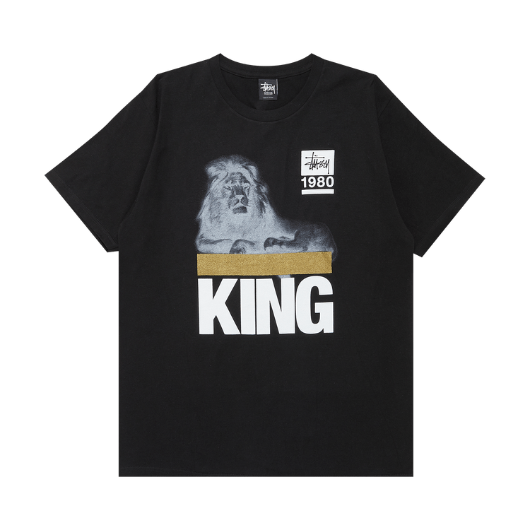 Buy Stussy King Tee 'Black' - 1903091 BLAC | GOAT
