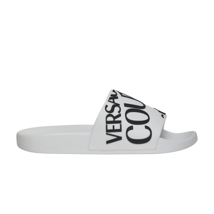 Buy Versace Wmns Logo Slide 'White Black' - 72VA3SQ1 71352 003 | GOAT