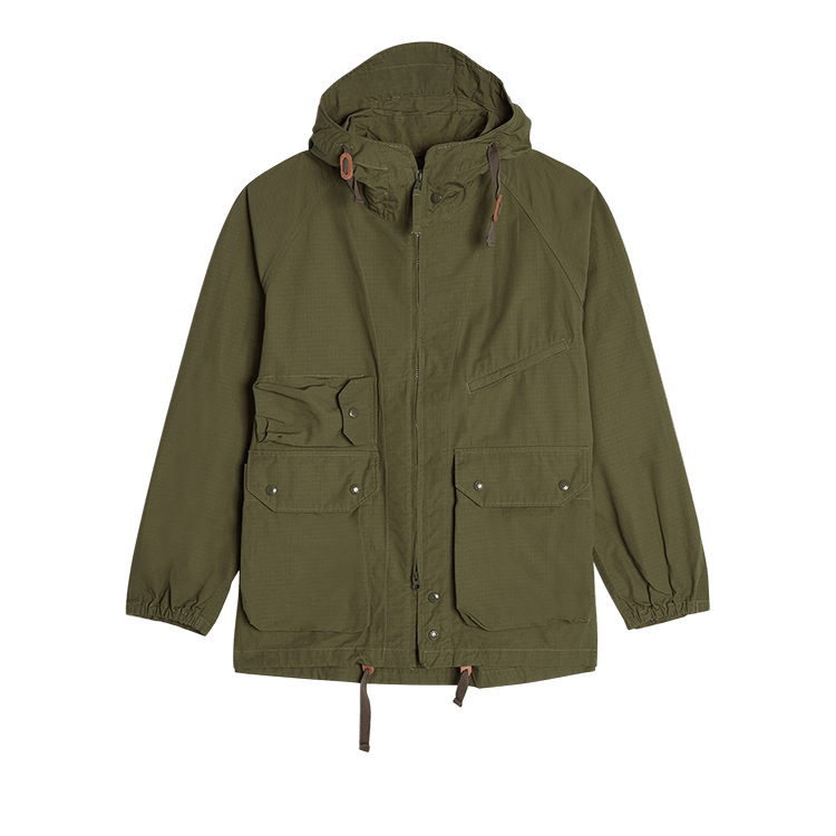 Engineered Garments Cotton Ripstop Atlantic Parka 'Olive' | GOAT