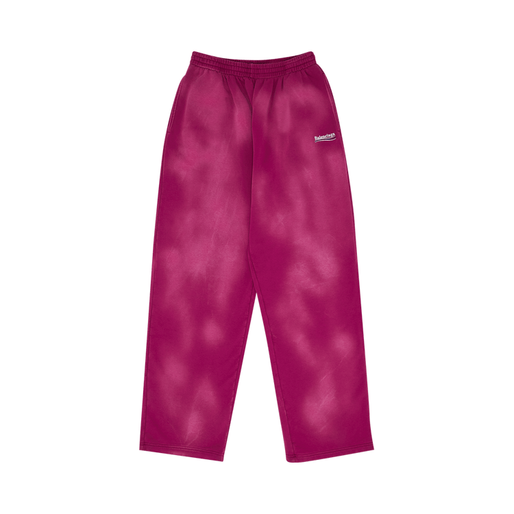 パンツ BALENCIAGA 'Tracksuit' pants Fuchsia 791750TQVX4 Used effect joggers BALENCIAGA Woman Tg. S 791750TQVX4 5803