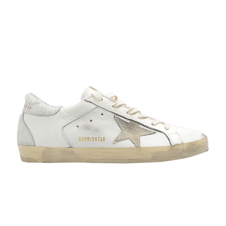 Golden goose superstar white gold clearance