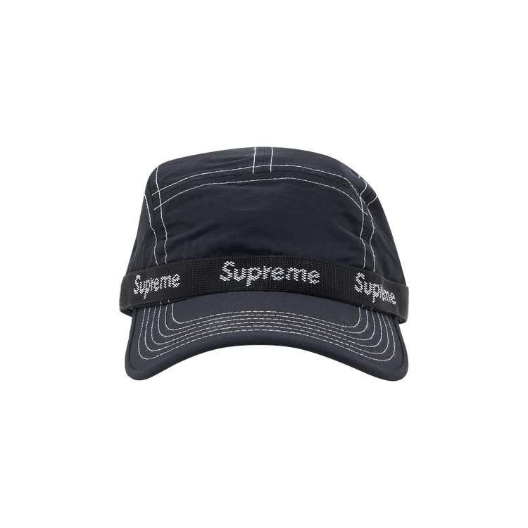Buy Supreme Webbing Camp Cap 'Black' - FW22H72 BLACK | GOAT