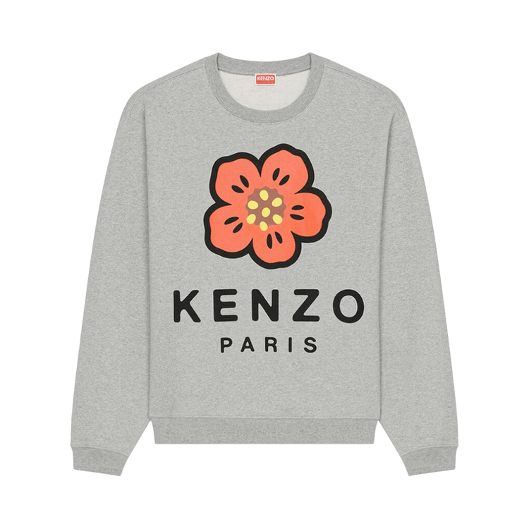 Kenzo Seasonal Classic Sweatshirt Pearl Grey Culture Circle