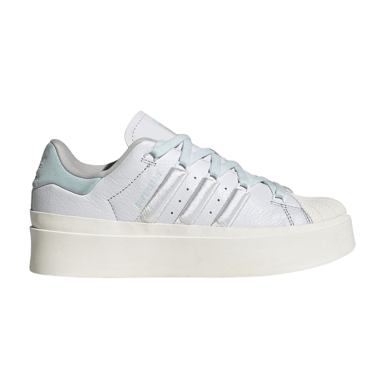 adidas Superstar Bonega Shoes - Women's - White / Cloud White / Almost Blue - 4.5