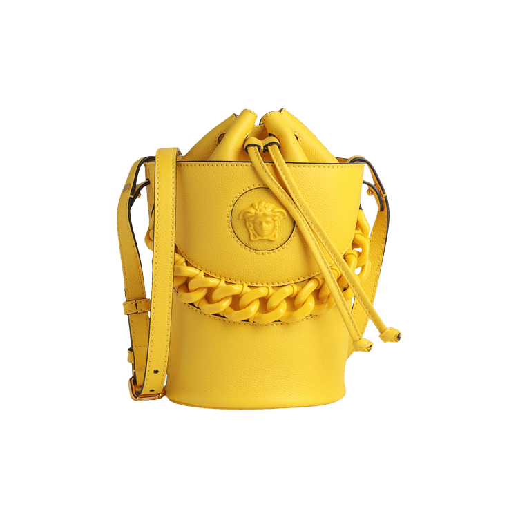 Buy Versace La Medusa Bucket Bag 'Yellow' - 1004247 DVIT2T 1Y70V