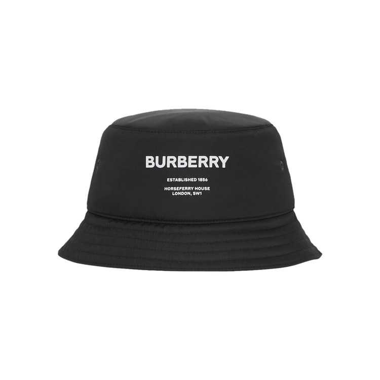 Burberry Black Horseferry Print Bucket Hat - ShopStyle
