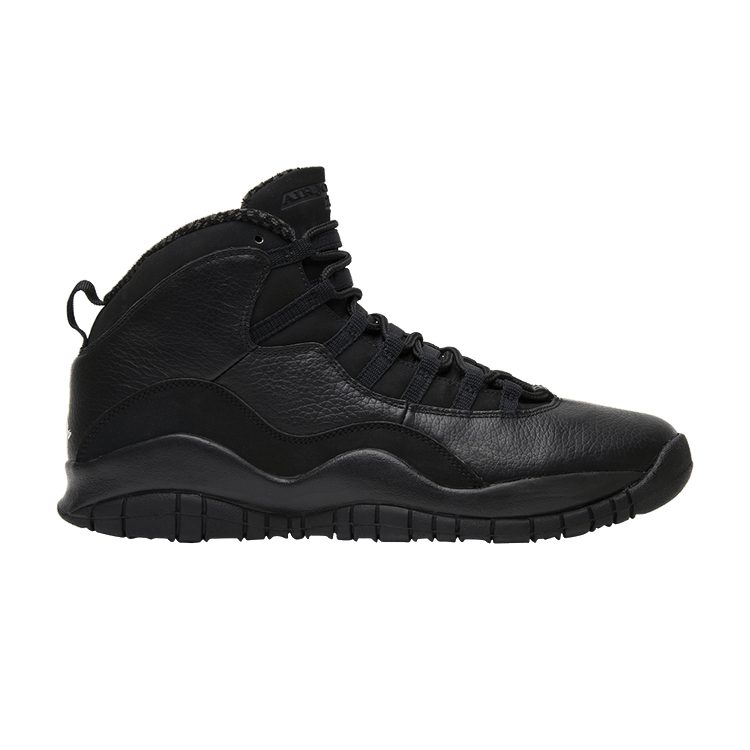 All black jordan retro 10 shop