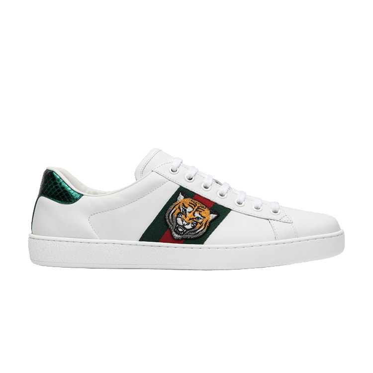 tiburón Marty Fielding atraer Gucci Ace Embroidered 'Tiger' | GOAT