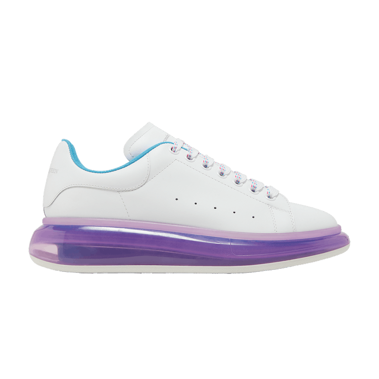 Alexander Mcqueen Oversized Sneaker Transparent Sole White Purple Culture Circle